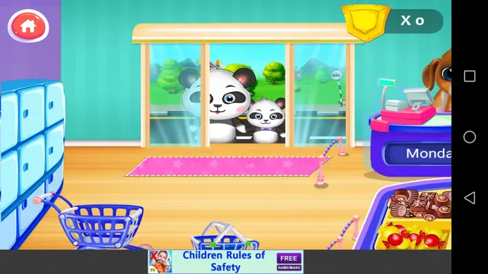 Pandas Supermarket Shopping Fun android App screenshot 9