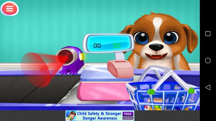 Pandas Supermarket Shopping Fun android App screenshot 2