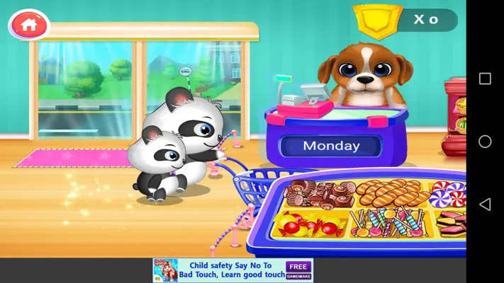 Pandas Supermarket Shopping Fun android App screenshot 8